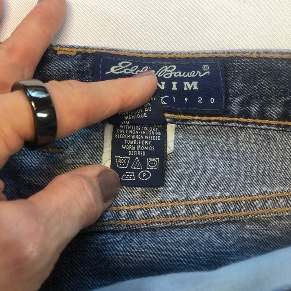 Eddie Bauer Button Up Jeans 100% Cotton - Picture 6 of 7